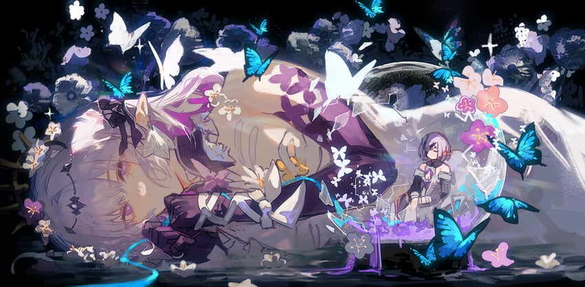 castorice and polyxia (honkai and 1 more) drawn by dichlorvos