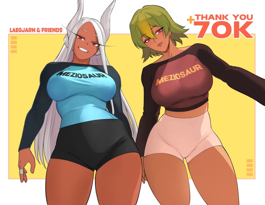 mirko and laegjarn (fire emblem and 2 more) drawn by meziosaur