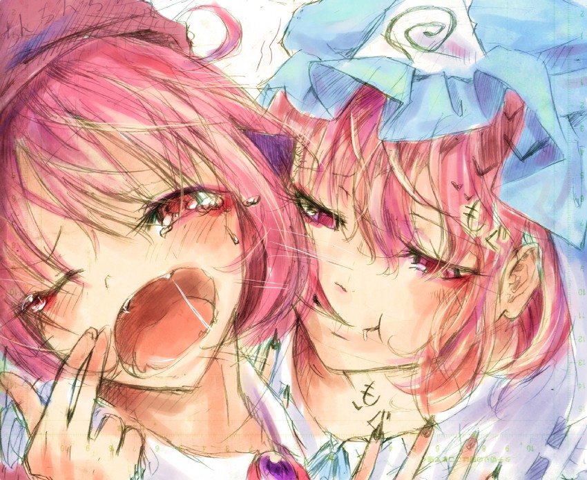 saigyouji yuyuko and mystia lorelei (touhou) drawn by jakkun