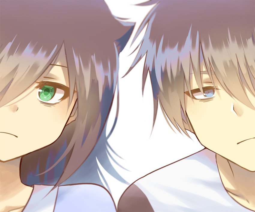 kuroki tomoko and kuroki tomoki (watashi ga motenai no wa dou kangaetemo omaera ga warui!) drawn by momoji_(momojihiha)