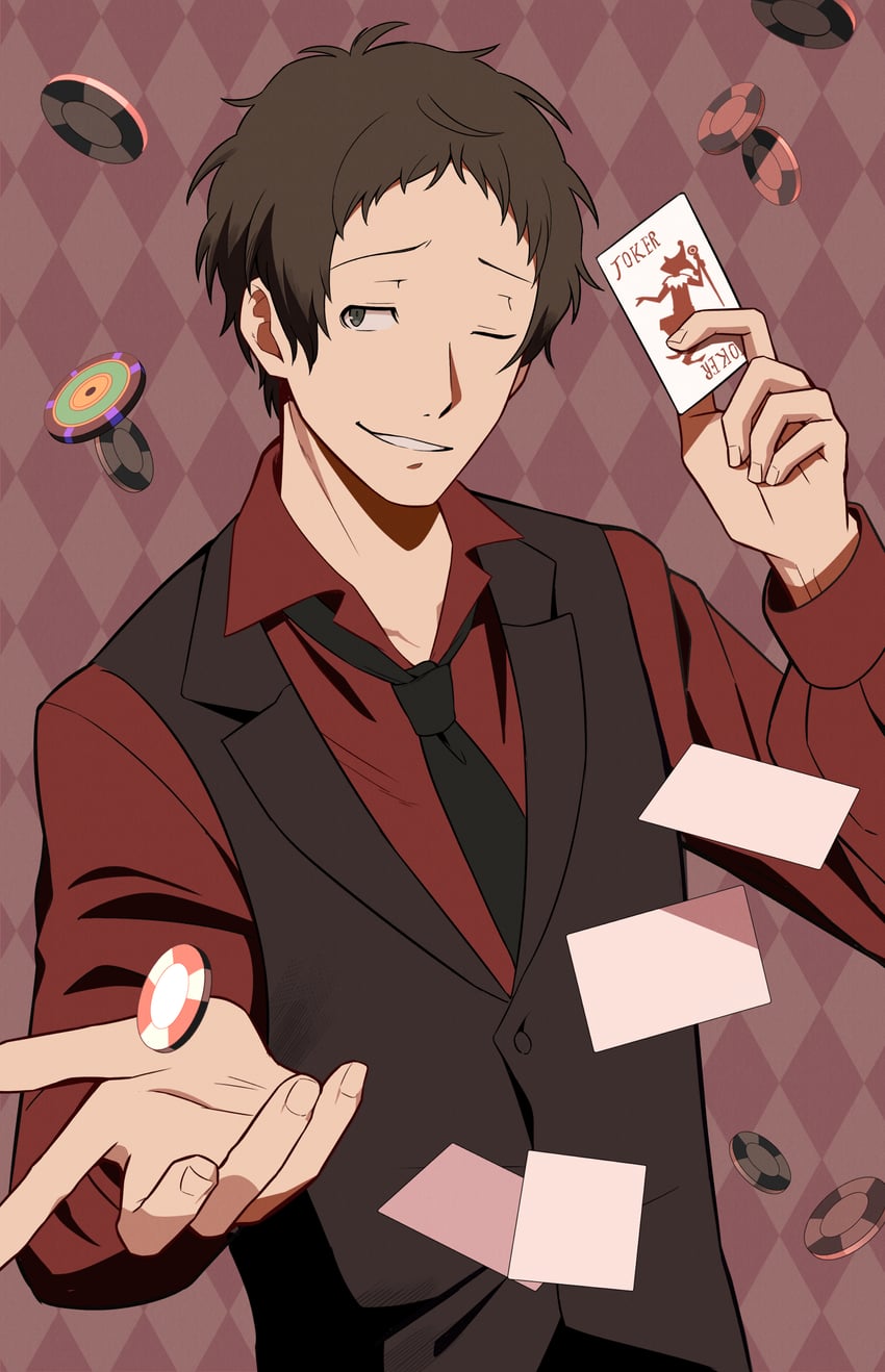 adachi tooru (persona and 1 more) drawn by itsumiruka
