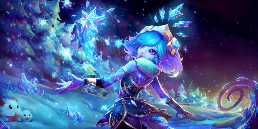 neeko, poro, and winter wonder neeko (league of legends) drawn by kanmai_x_sou