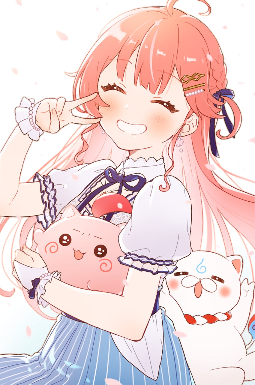 sakura miko, 35p, and maguchi (hololive) drawn by ashikawa_shiho