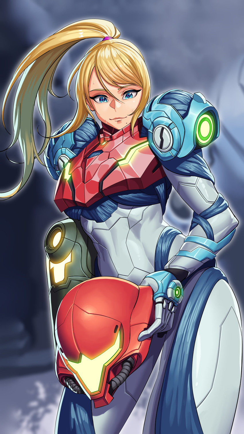 samus aran (metroid and 1 more) drawn by lyoung0j