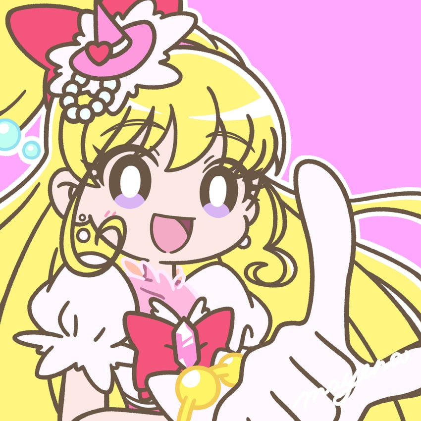 asahina mirai and cure miracle (precure and 1 more) drawn by mayena