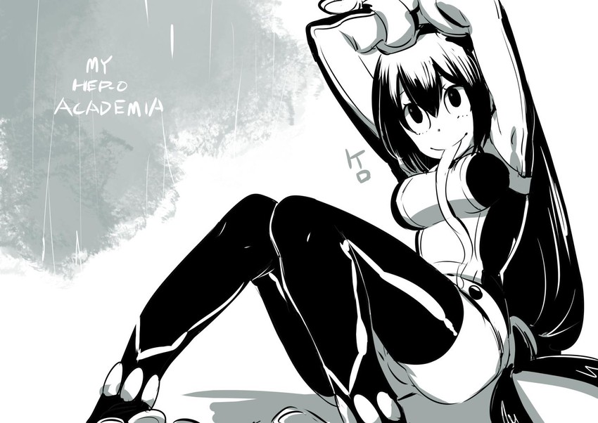 asui tsuyu (boku no hero academia) drawn by tashiro_tetsuya