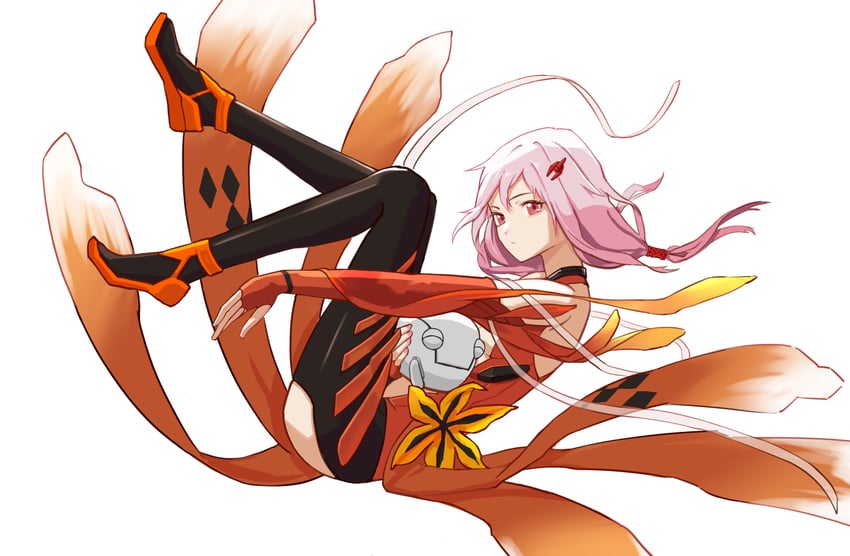 yuzuriha inori and fyu-neru (guilty crown) drawn by huazhaxuetu_xiaod