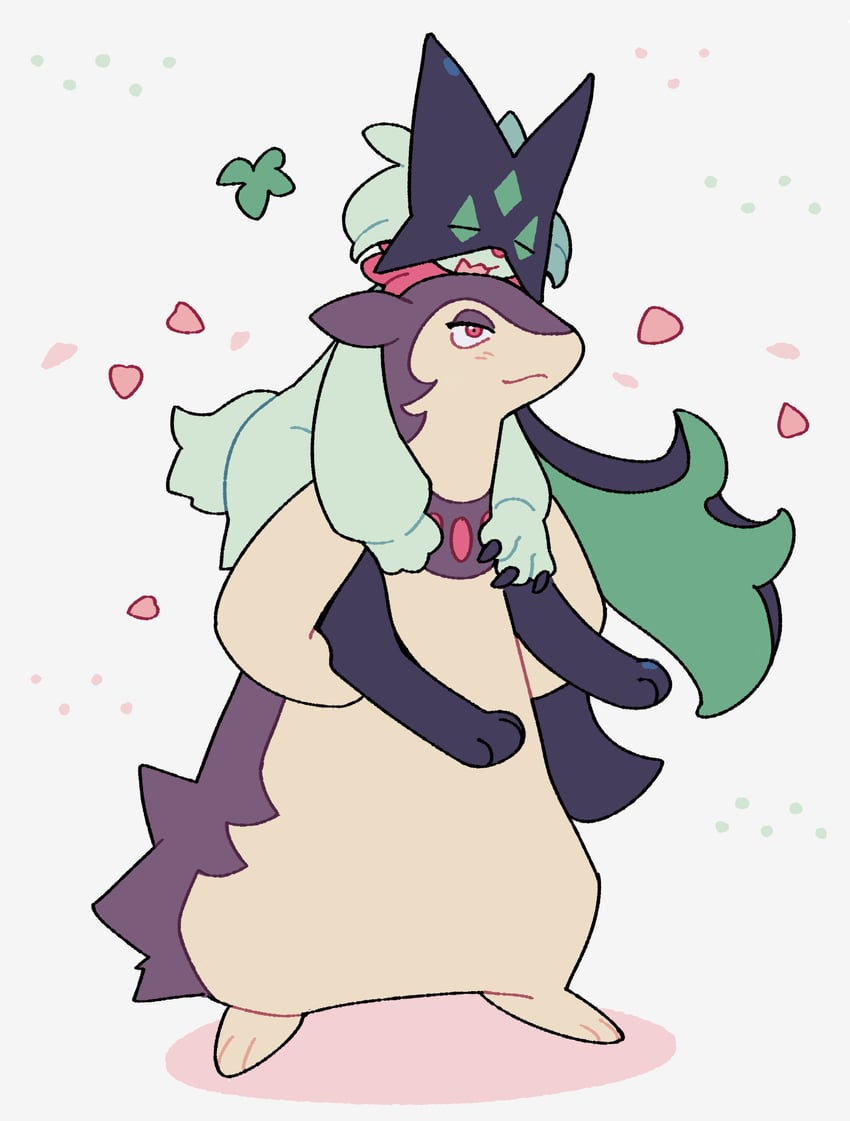meowscarada and hisuian typhlosion (pokemon) drawn by fourleafisland