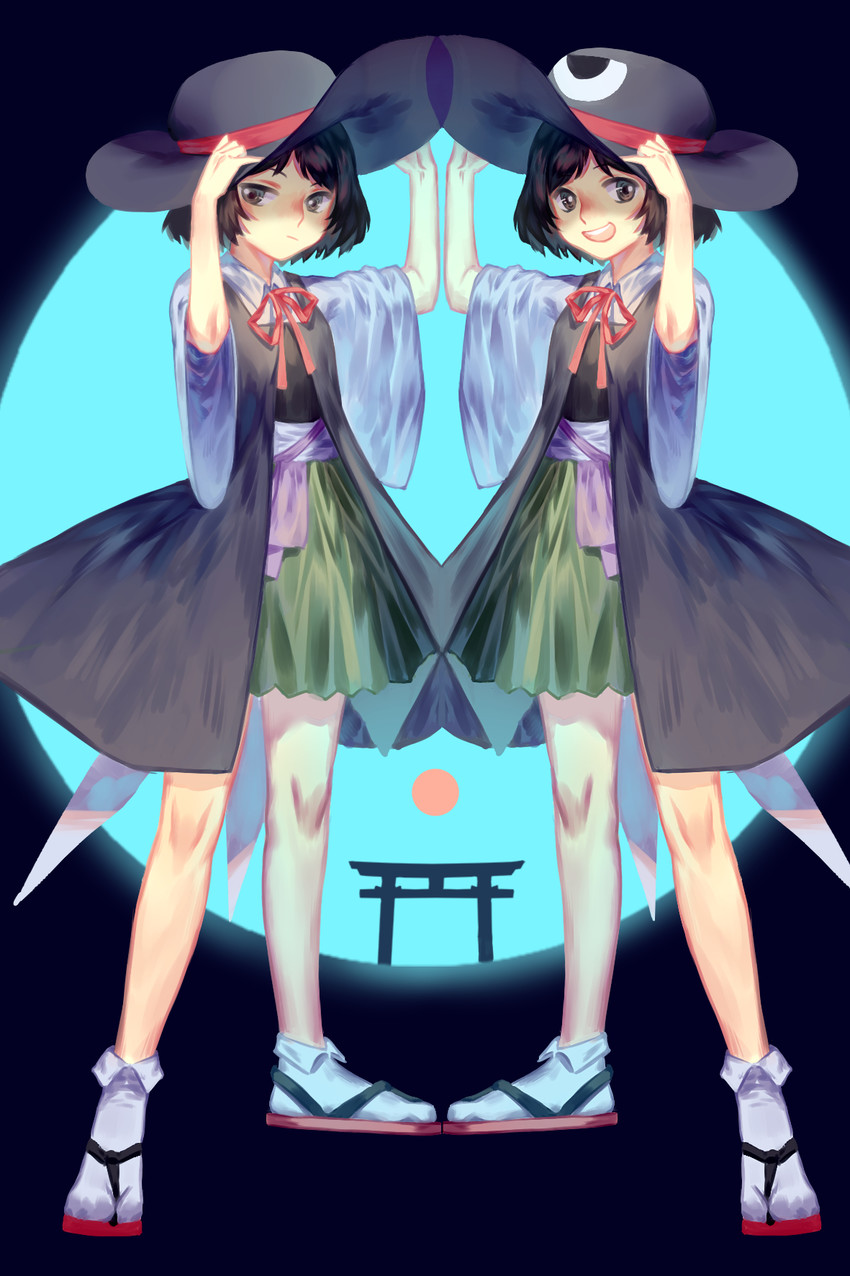 enraku tsubakura and senri tsurubami (len'en and 1 more) drawn by wei_li