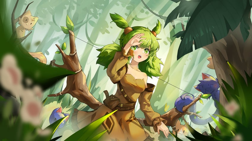 anna and nolegs (epic battle fantasy) drawn by frost_cedar