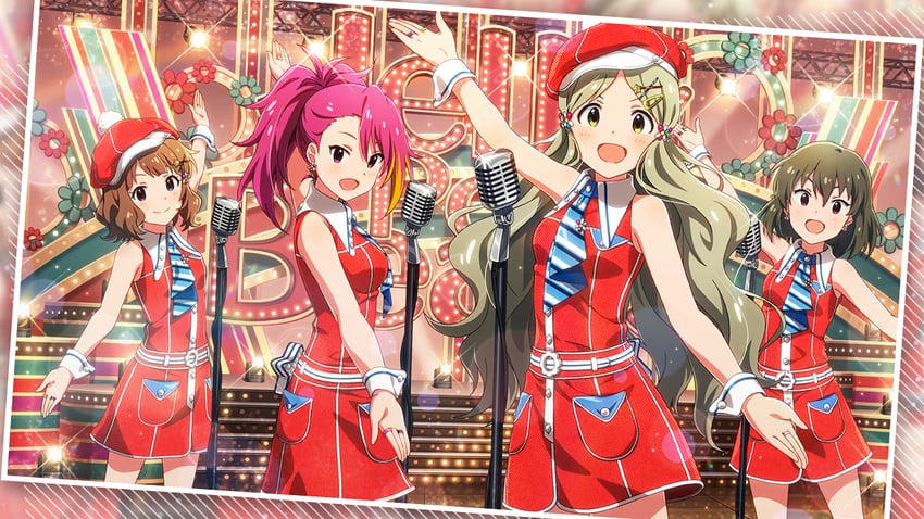 suou momoko, handa roco, nagayoshi subaru, and maihama ayumu (idolmaster and 2 more)