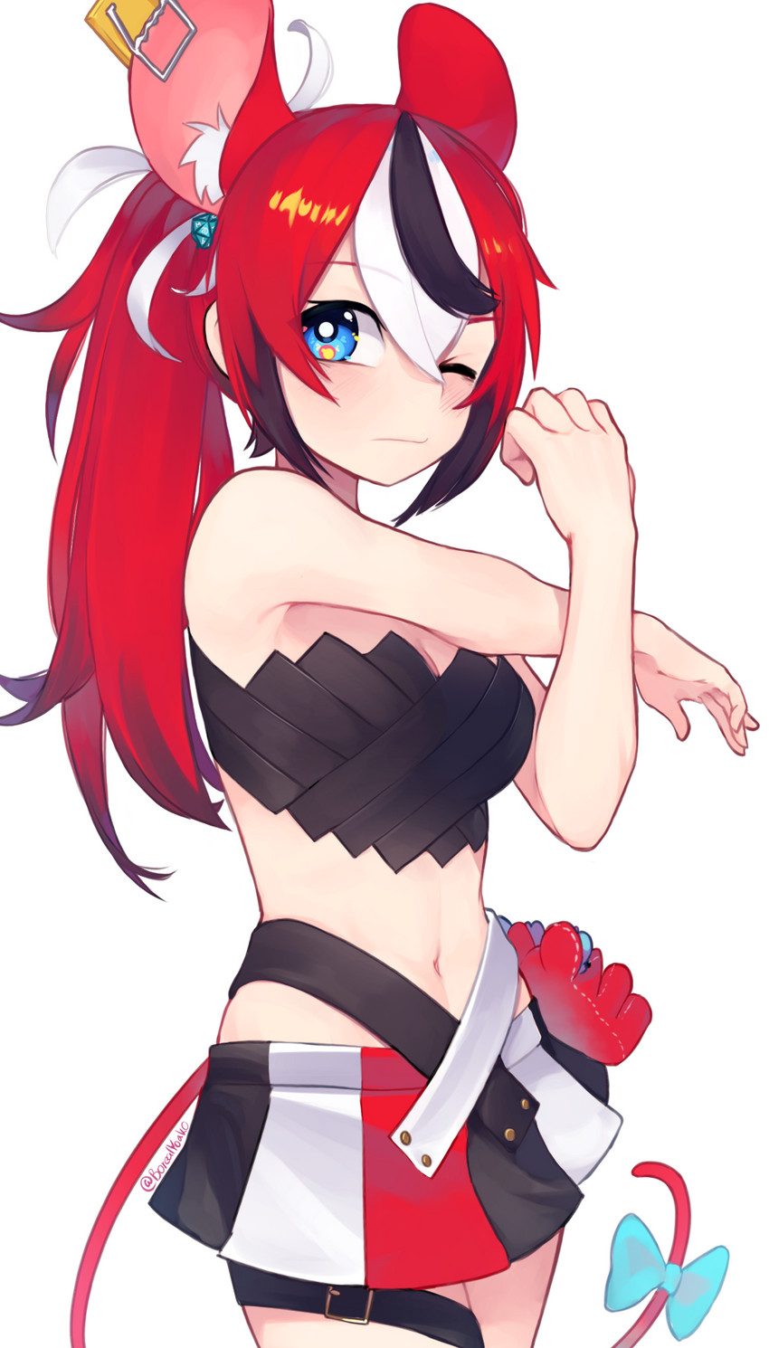 hakos baelz (hololive and 1 more) drawn by yoako