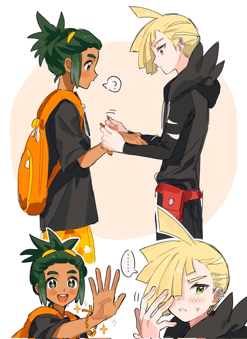 gladion and hau (pokemon and 1 more) drawn by fua1heyvot4ifsr