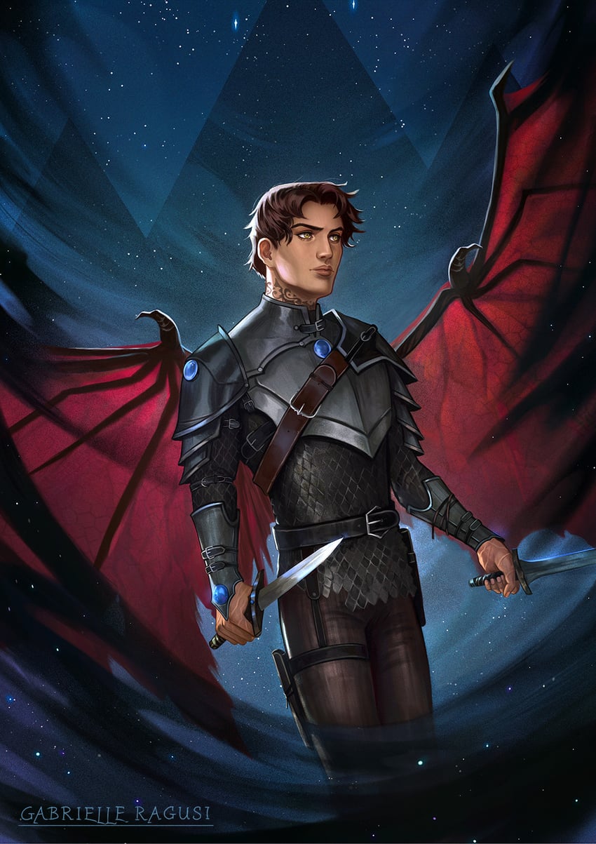 azriel (a court of thorns and roses) drawn by gabrielleragusi