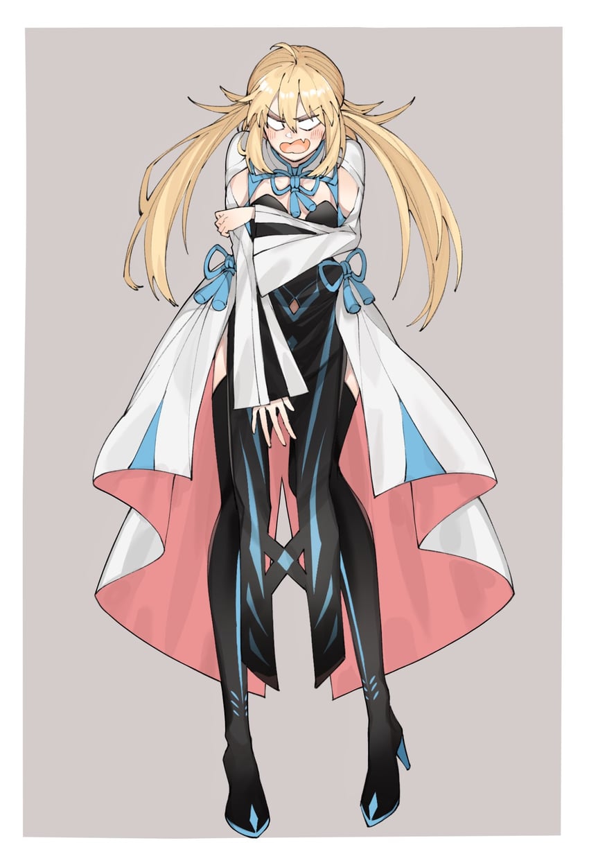 artoria pendragon, morgan le fay, and artoria caster (fate and 1 more) drawn by euhage73