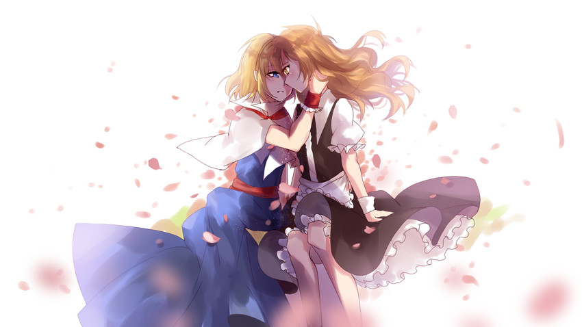 kirisame marisa and alice margatroid (touhou) drawn by cui_ying