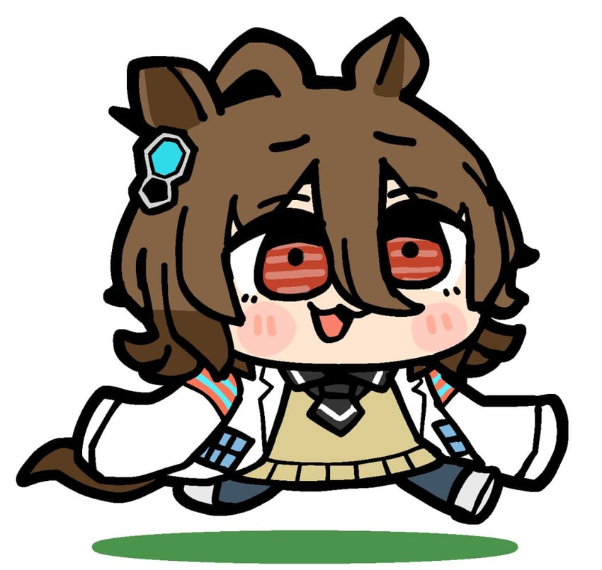 agnes tachyon (umamusume and 1 more) drawn by bkub