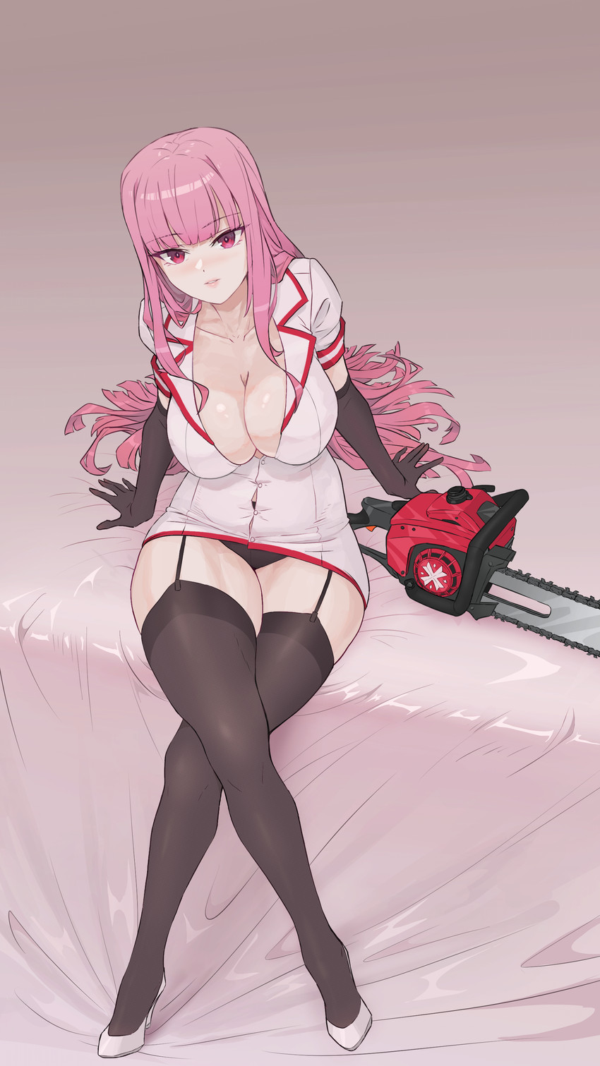 mori calliope (hololive and 1 more) drawn by mibe_(suiseichu)