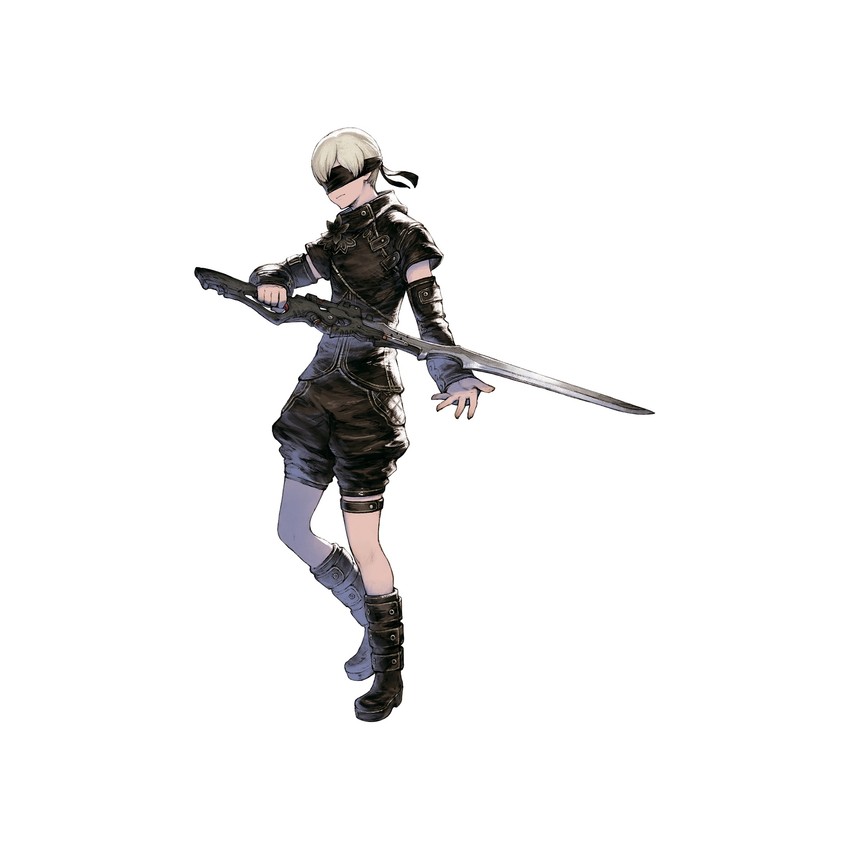 9s (nier and 2 more) drawn by yoshida_akihiko
