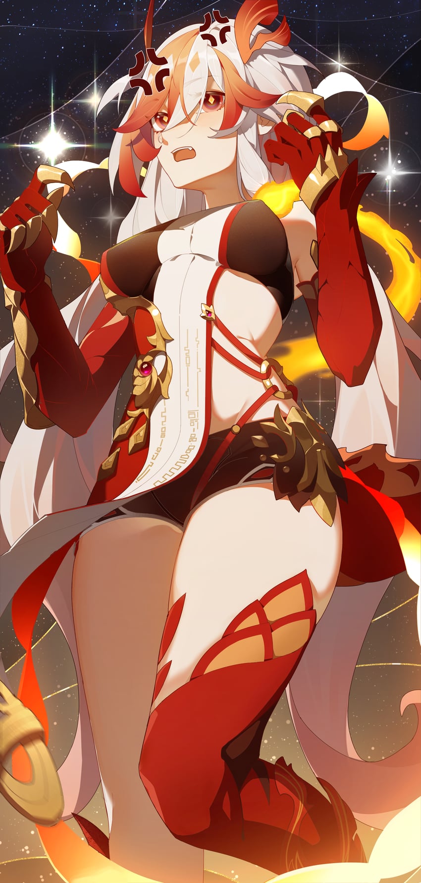 fu hua (honkai and 1 more) drawn by jinjide_shaonian