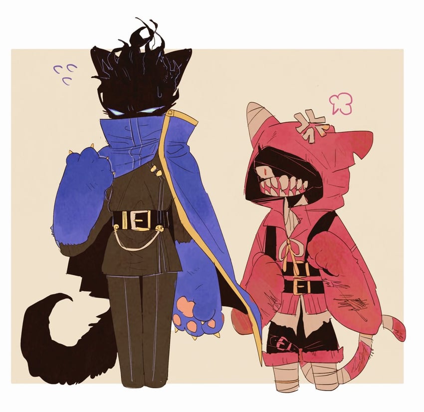 little red riding hooded mercenary and der freischuetz (project moon and 1 more) drawn by lobotomy_yon