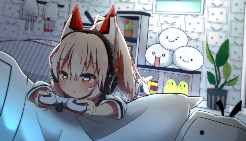 manjuu, ayanami, terebi-chan, and shoboon (azur lane and 2 more) drawn by idaten93