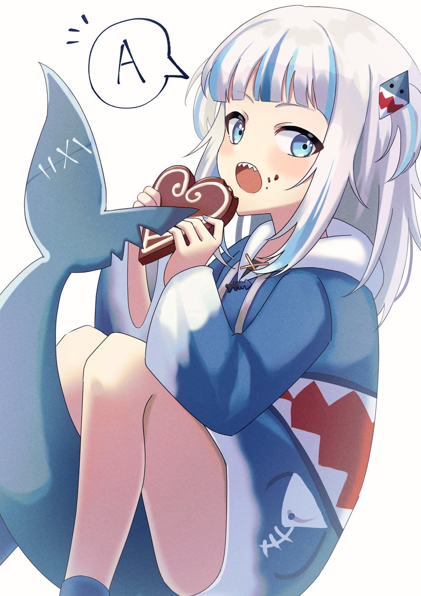 gawr gura (hololive and 1 more) drawn by tsumurimai