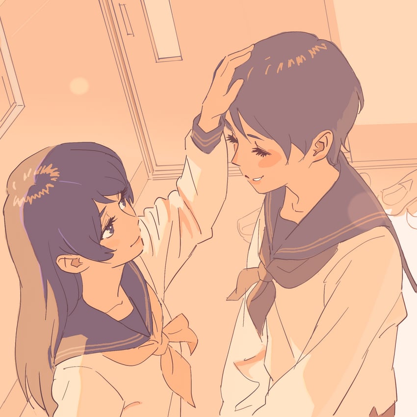 kousaka reina and suzuki mirei (hibike! euphonium) drawn by 55bata6rou