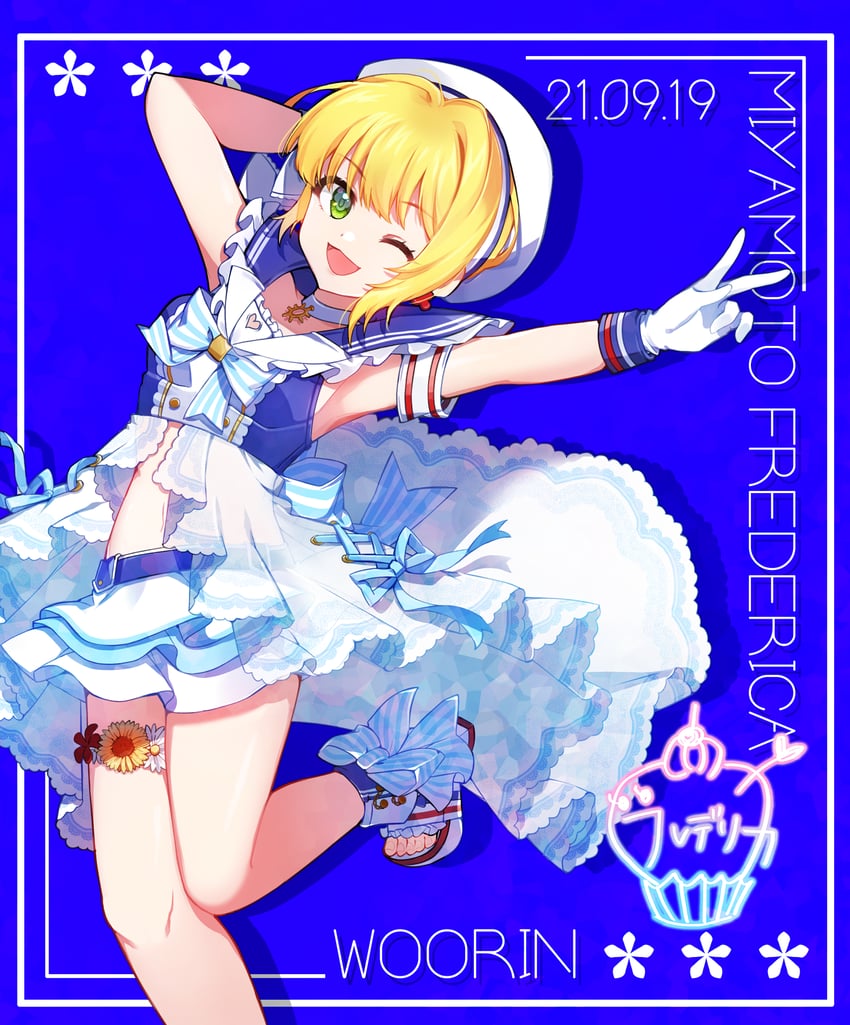 miyamoto frederica (idolmaster and 2 more) drawn by woorin
