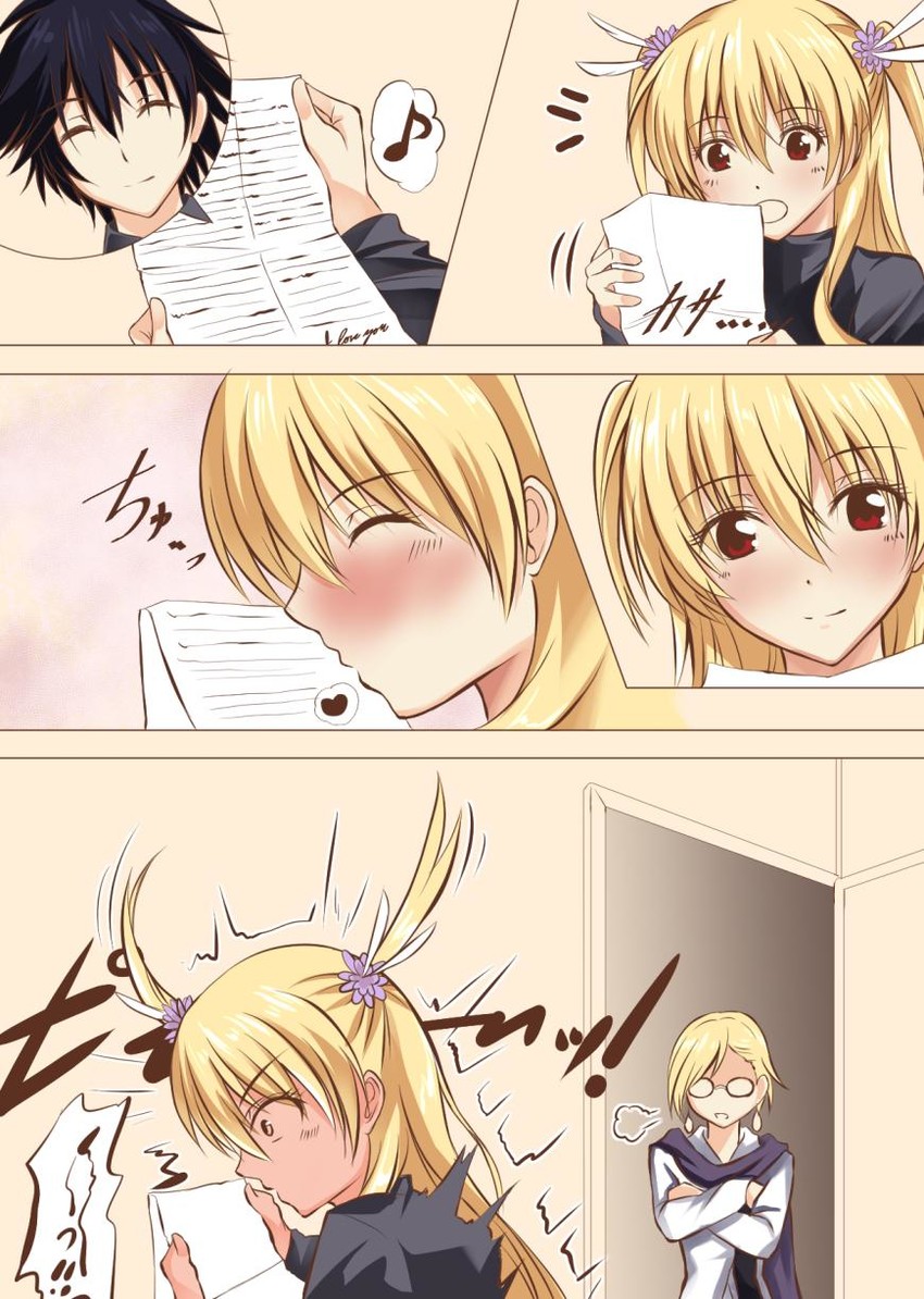 rean schwarzer, alisa reinford, and irina reinford (eiyuu densetsu and 2 more) drawn by kagura_yuuto
