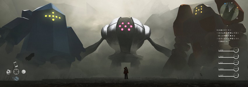 beldum, regice, registeel, and regirock (pokemon) drawn by asteroid_ill