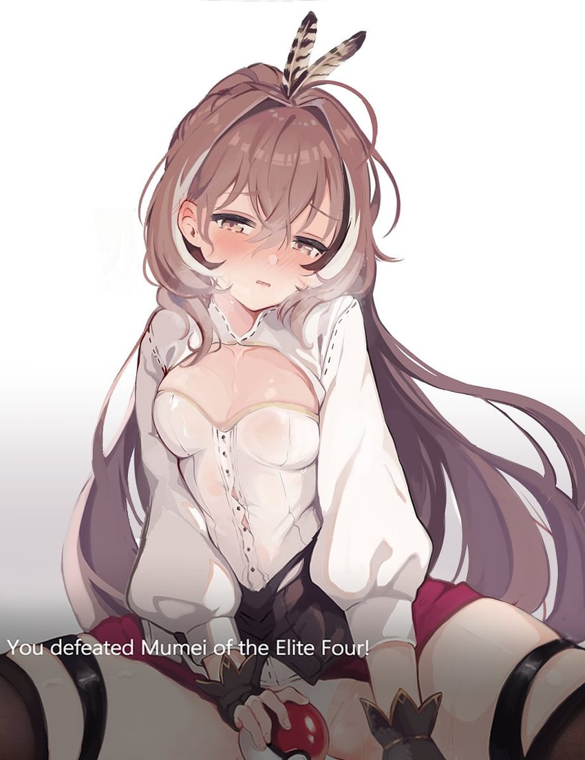 nanashi mumei (pokemon and 2 more) drawn by koahri