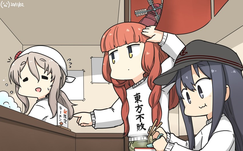akatsuki, pola, akatsuki kai ni, and de ruyter (kantai collection and 2 more) drawn by hamu_koutarou