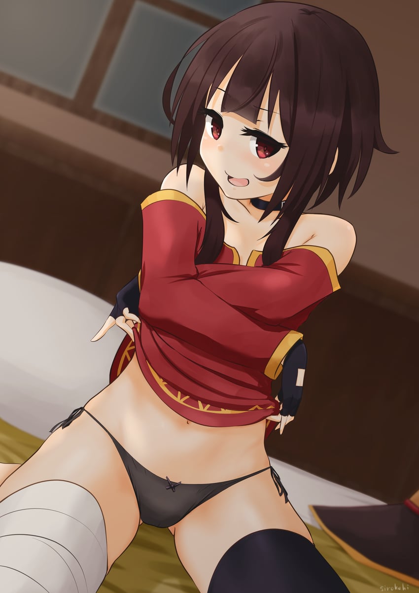 megumin (kono subarashii sekai ni shukufuku wo!) drawn by sirokohi