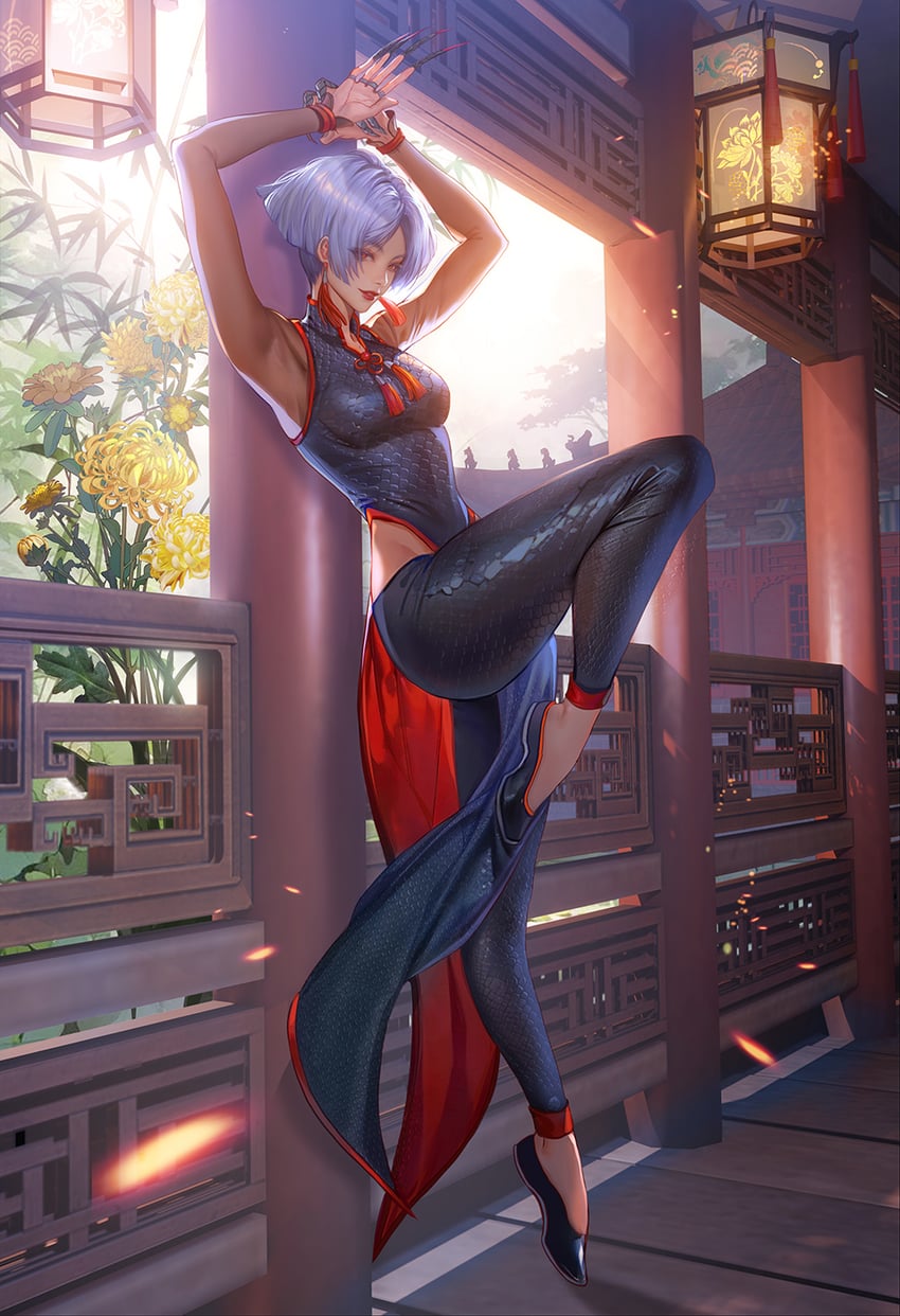 a.k.i. (street fighter and 1 more) drawn by fan_yang_(jiuge)