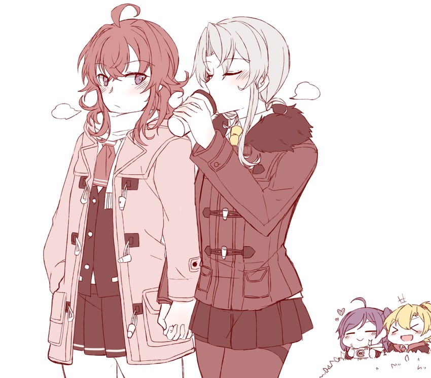 hagikaze, arashi, maikaze, and nowaki (kantai collection) drawn by yuutama2804