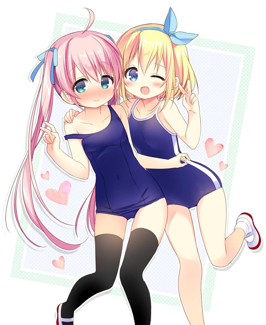 tenman sora and miyazawa mahiro (hatsukoi rail trip) drawn by nagayama_yuunon