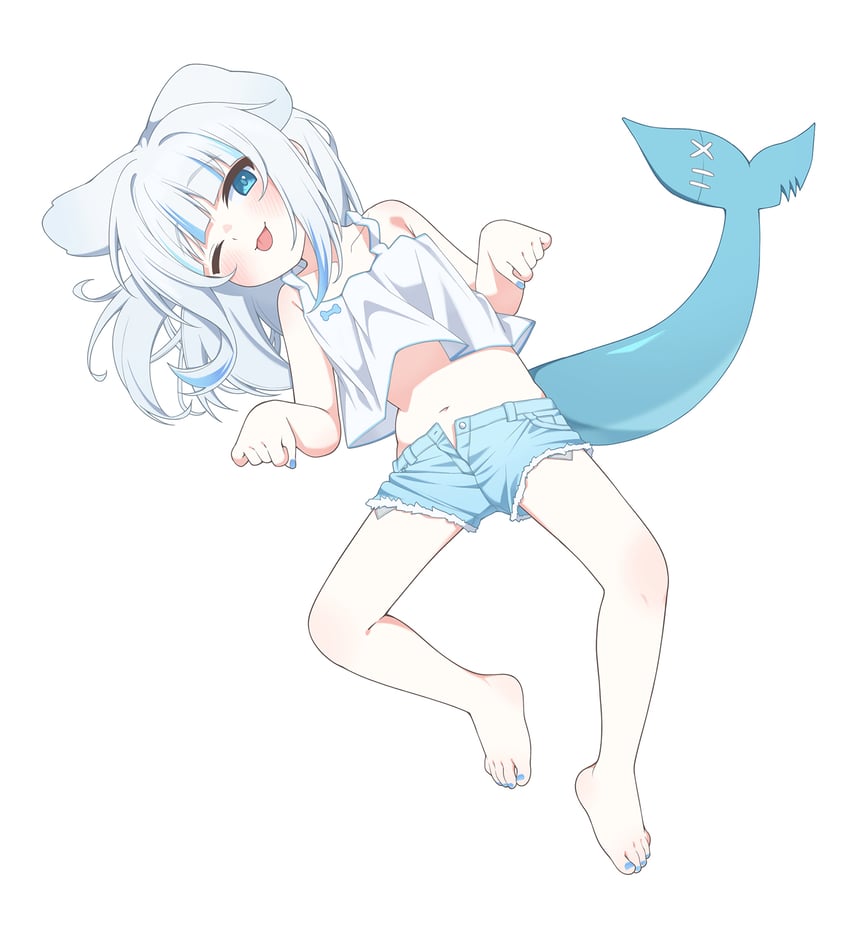 gawr gura (hololive and 1 more) drawn by ugaaaa1