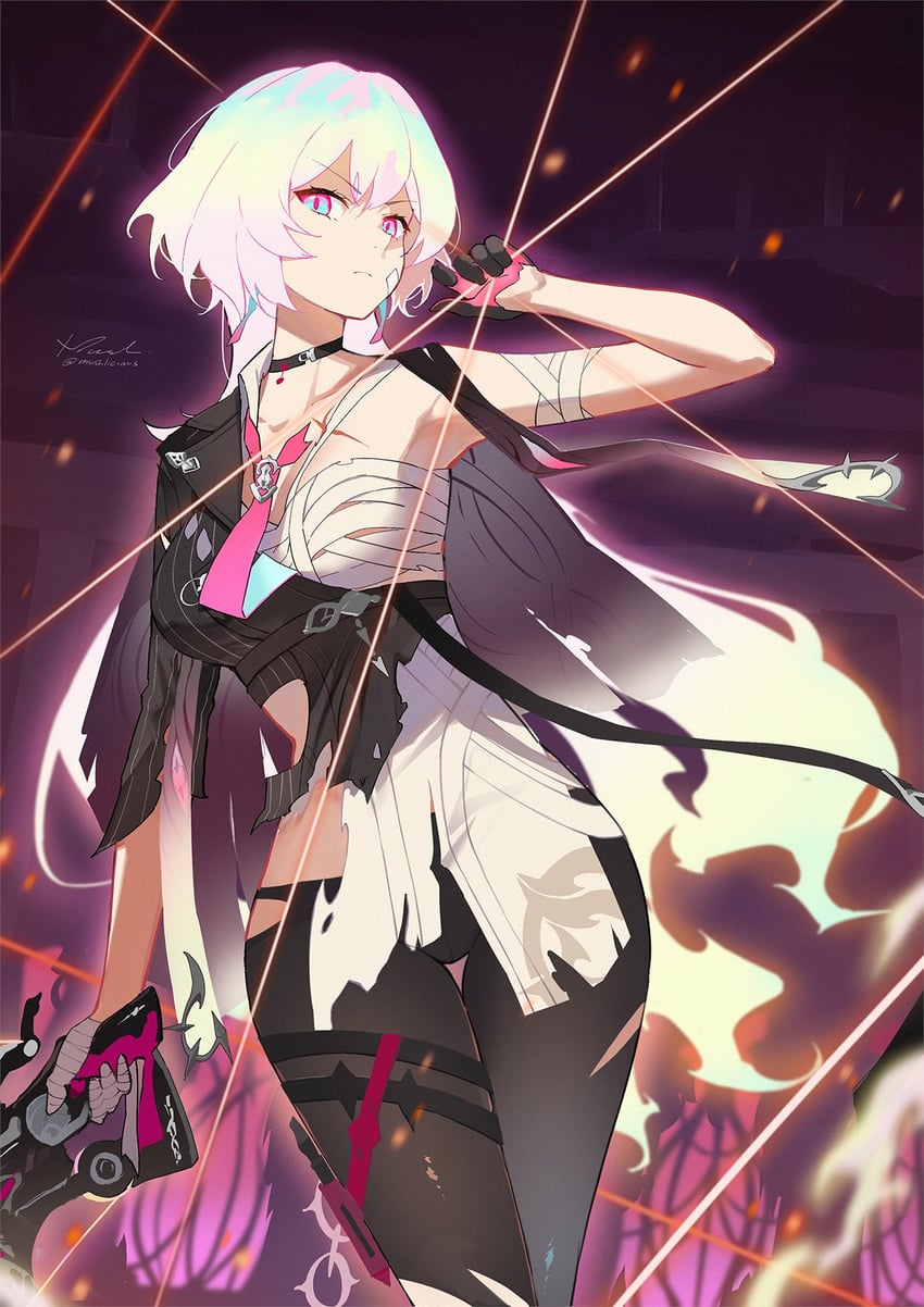 lantern (honkai and 1 more) drawn by mush_(mushlicious)