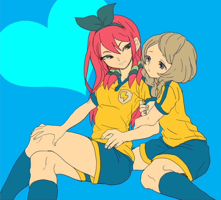 yamana akane and seto midori (inazuma eleven and 1 more) drawn by ten_(ch)