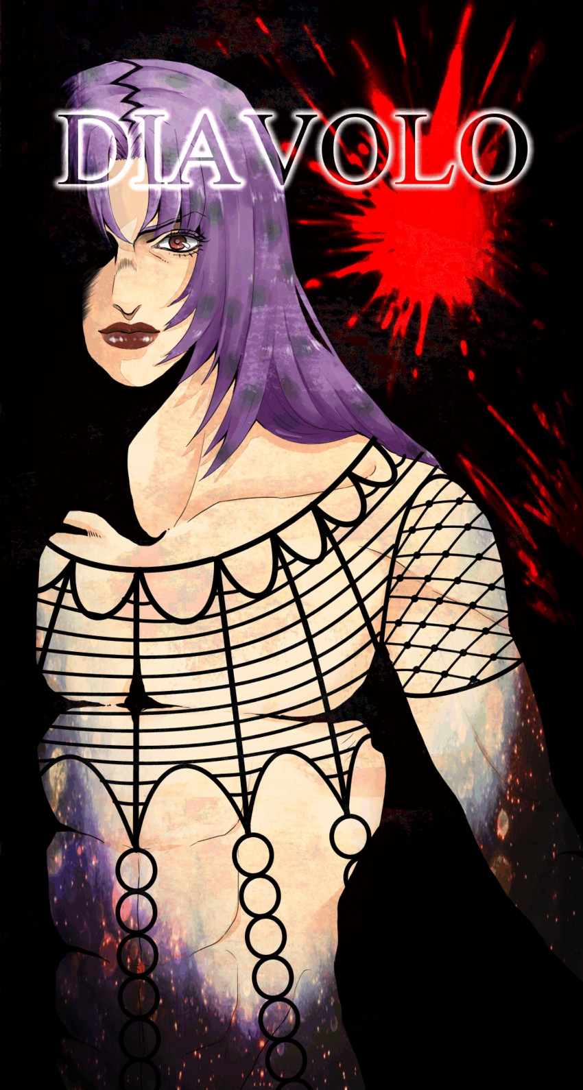 diavolo (jojo no kimyou na bouken and 1 more) drawn by jom2