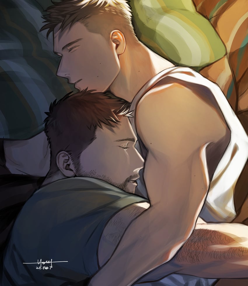 chris redfield and piers nivans (resident evil and 1 more) drawn by moto23059
