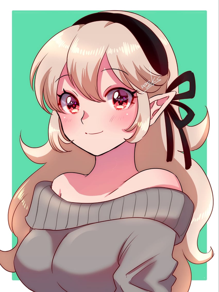 female corrin (fire emblem and 1 more) drawn by nonoworks