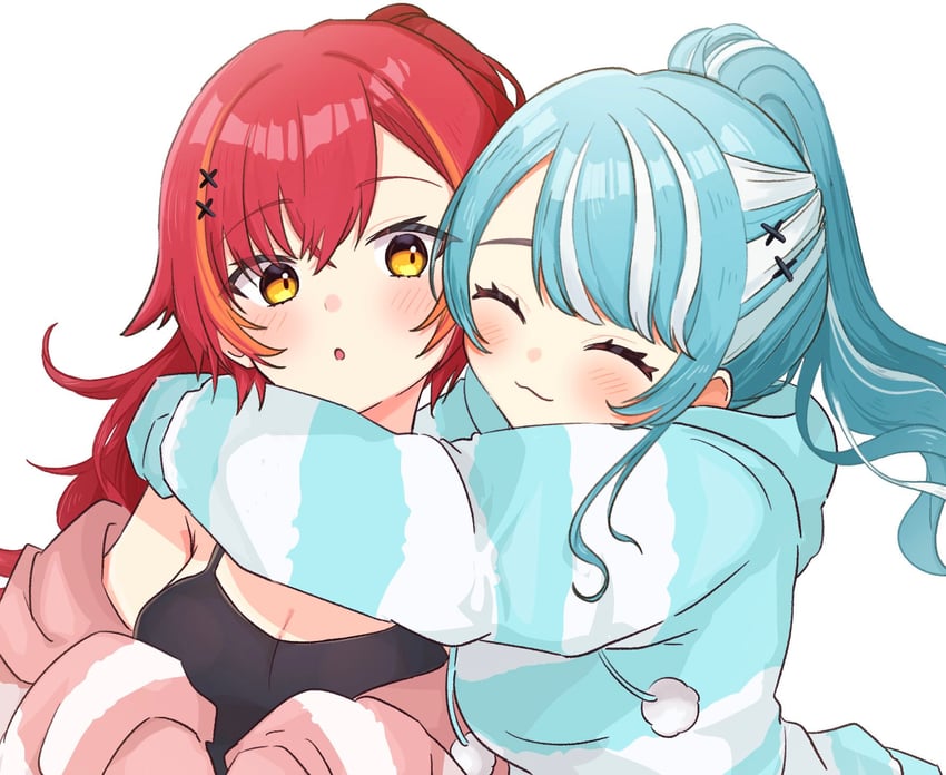 nekota tsuna and shiranami ramune (vspo!) drawn by unimaru_go