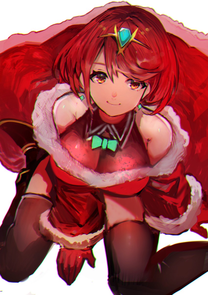 pyra (xenoblade chronicles and 1 more) drawn by tarbo_(exxxpiation)