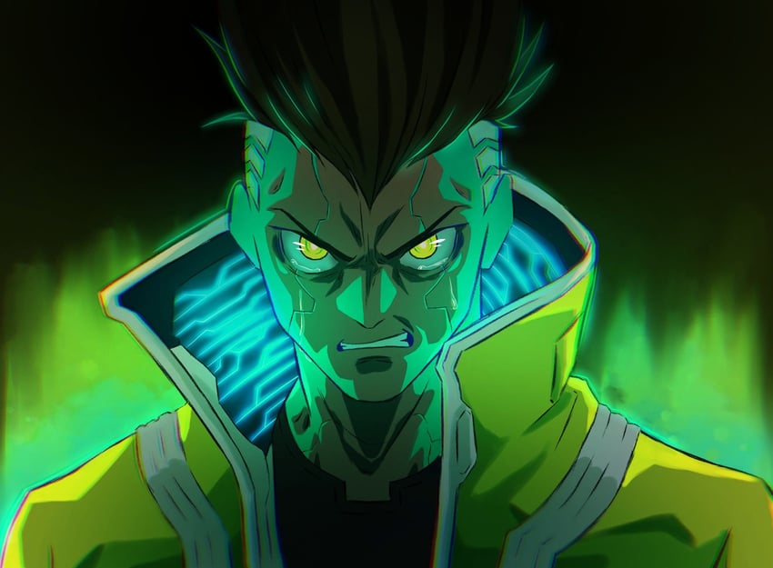 david martinez (cyberpunk and 1 more) drawn by ch_nadhir