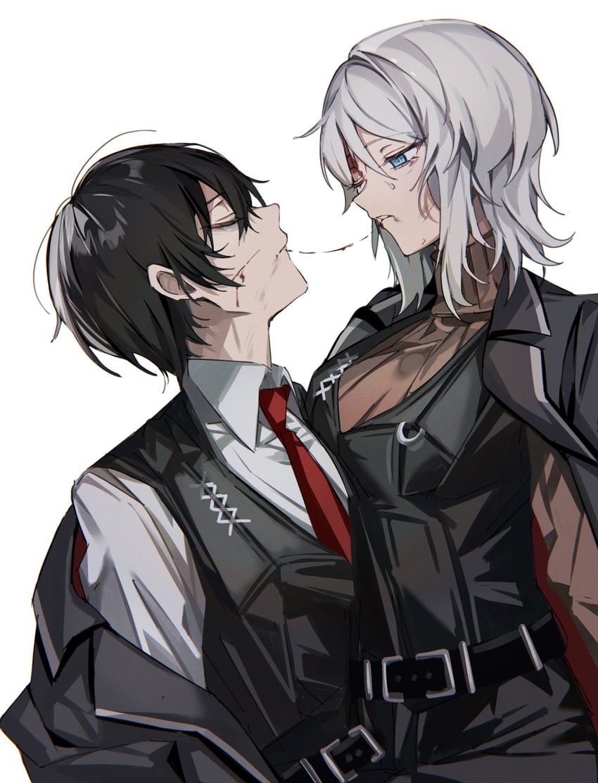 faust and yi sang (project moon and 1 more) drawn by mu46016419