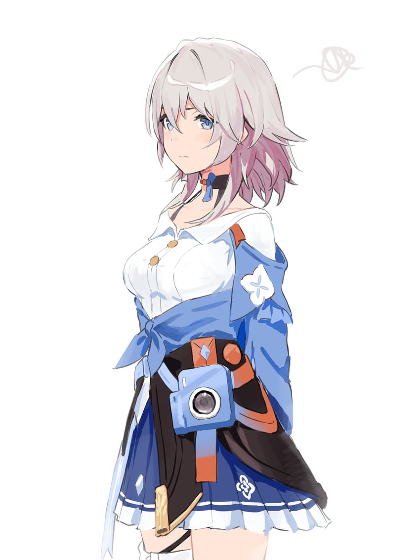 march 7th (honkai and 1 more) drawn by ahchuh