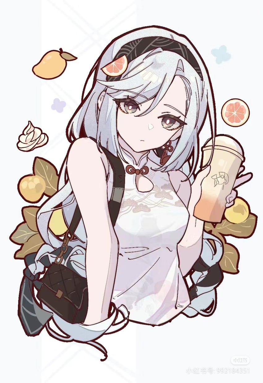 shenhe (genshin impact) drawn by ni_cai_wo_shi_shei