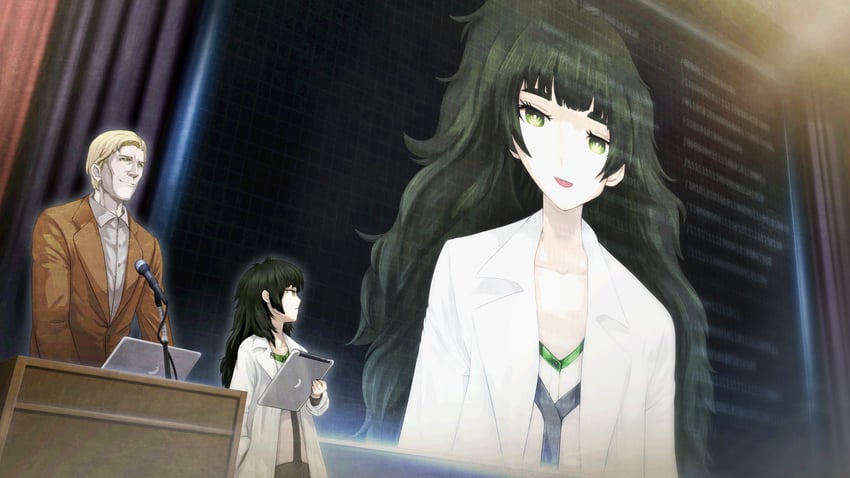hiyajou maho and alexis leskinen (steins;gate and 1 more) drawn by huke